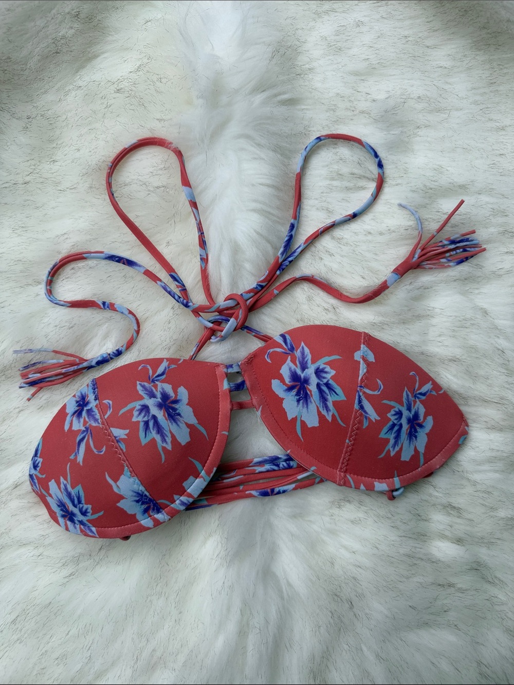 🌺Vintage🌺 ACACIA SWIMWEAR La Perouse Top Vintage Aloha Size Small
